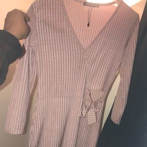 Mini blush pink dress